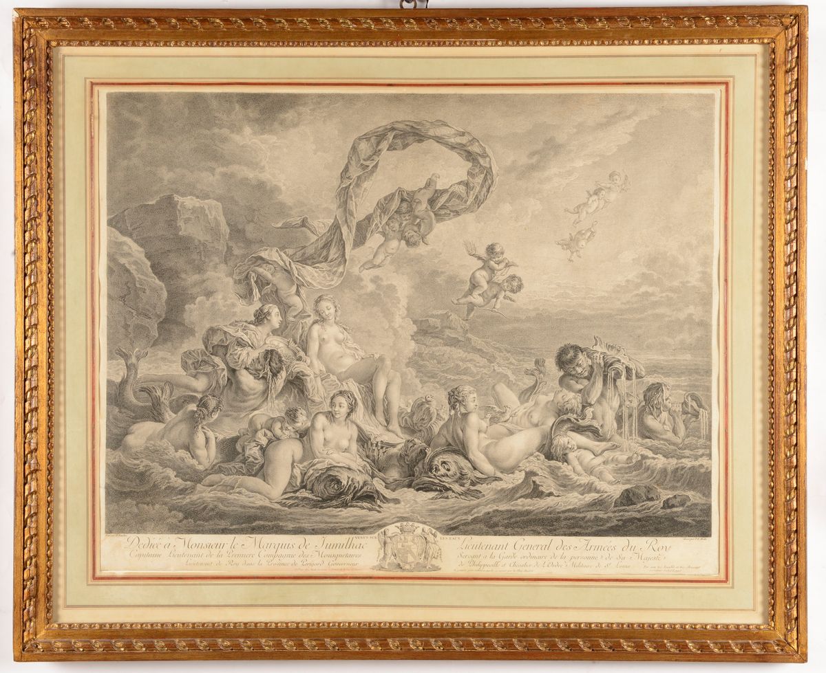 Coppia di Stampe Raffiguranti Scene Mitologiche