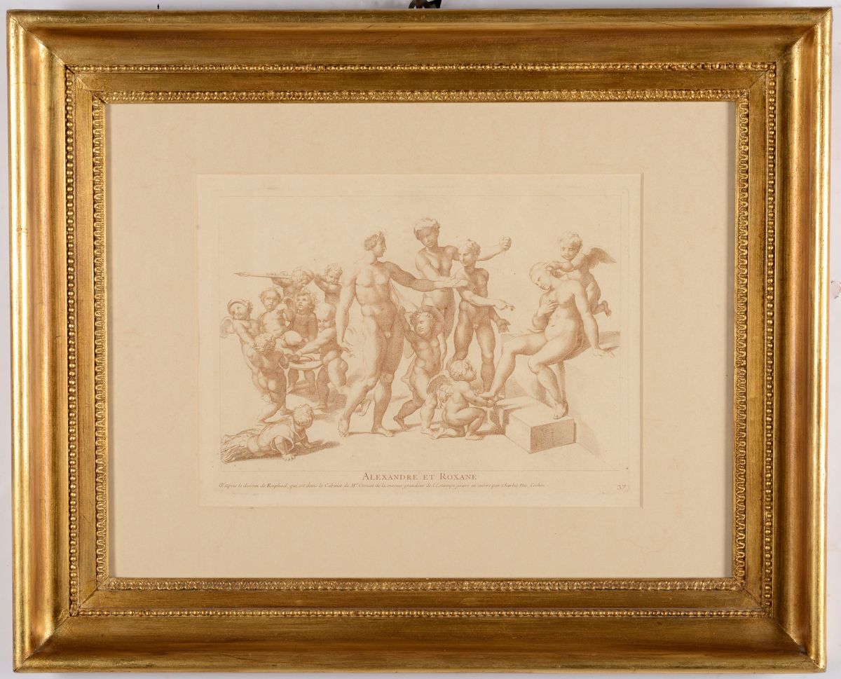 Lotto di Stampe con Figure Mitologiche