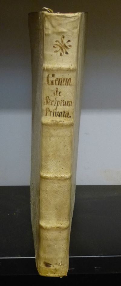 Giuridica - Seicentinenicolaus De Passeribus a Genua