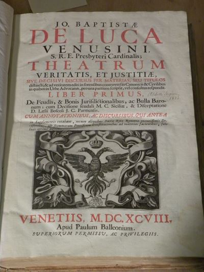 Giuridica - Seicentinegio Battista De Luca