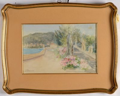 Linda Ferrario (1876-1957)coppia di Paesaggi