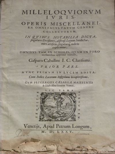 Giuridica - Cinquencentinecaballini Gasparis