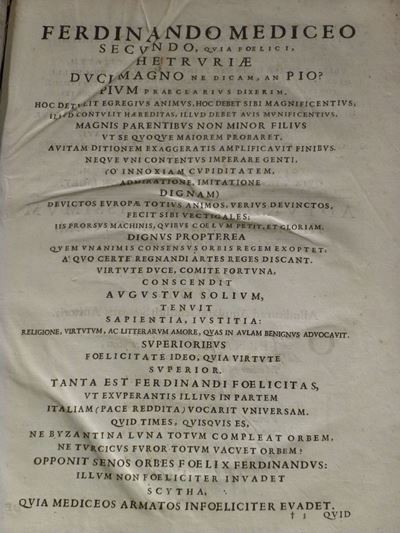 Giuridica - Seicentinemercurialem Merlini (ferdinando Mediceo),