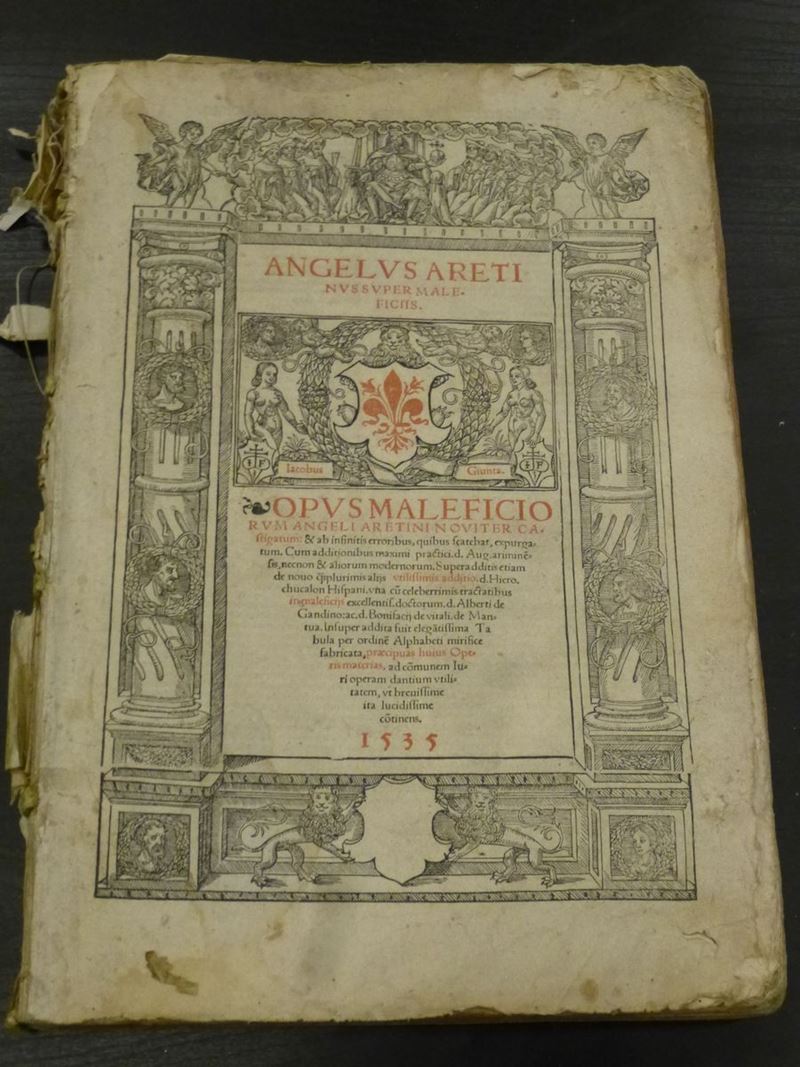 Giuridica - Cinquecentine Angelus Aretinus  - Asta Manoscritti e Libri Antichi e Rari - Cambi Casa d'Aste