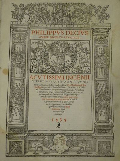 Giuridica - Cinquecentinephilippus Decius