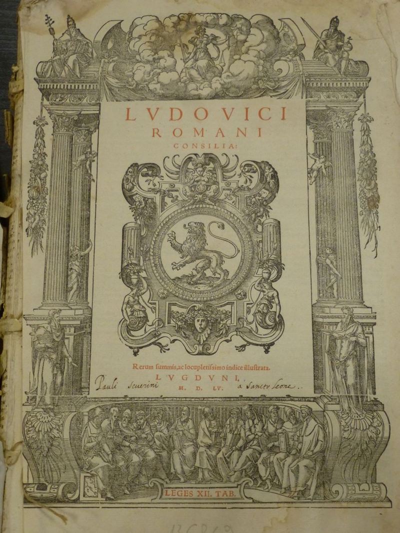 Giuridica - Cinquecentine Ludovici Romani  - Asta Manoscritti e Libri Antichi e Rari - Cambi Casa d'Aste