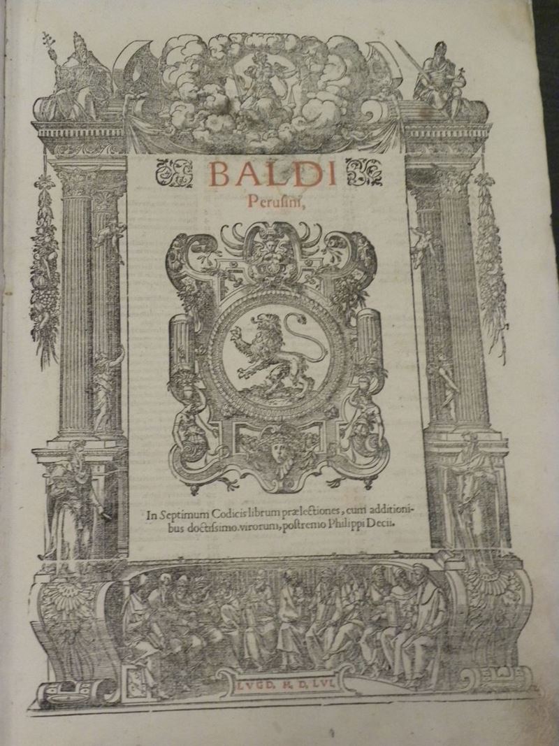 Giuridica - Cinquecentine Baldi Perusini  - Asta Manoscritti e Libri Antichi e Rari - Cambi Casa d'Aste