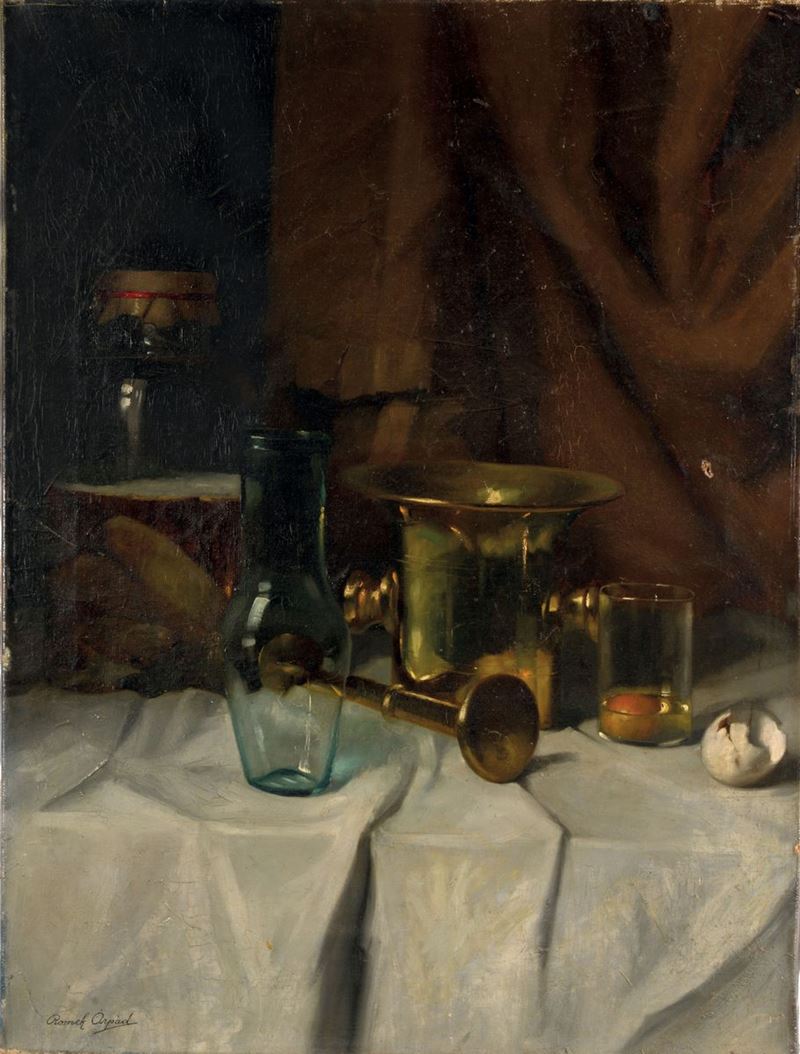 Romek Arpad (1883-1960) Natura morta  - Asta Antiquariato e Dipinti Antichi - I - Cambi Casa d'Aste