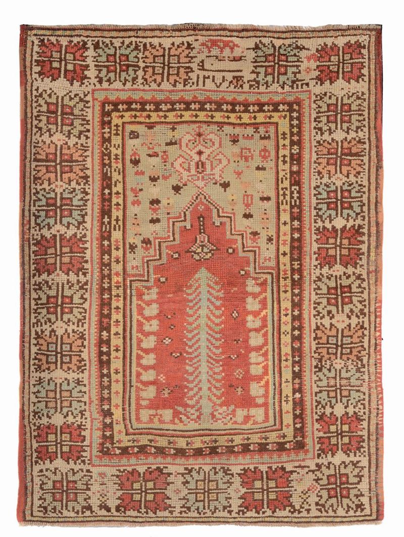 Tappeto anatolico Konia fine XIX secolo  - Asta Antiquariato e Dipinti Antichi - I - Cambi Casa d'Aste