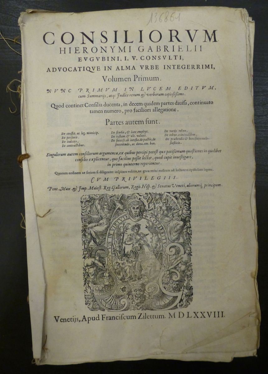 Giuridica - Cinquecentinehieronimi Gabrielii