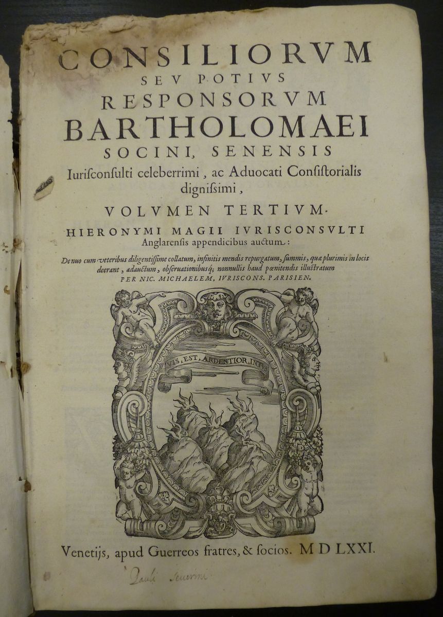 Giuridica - Cinquecentinehieronimi Gabrielii