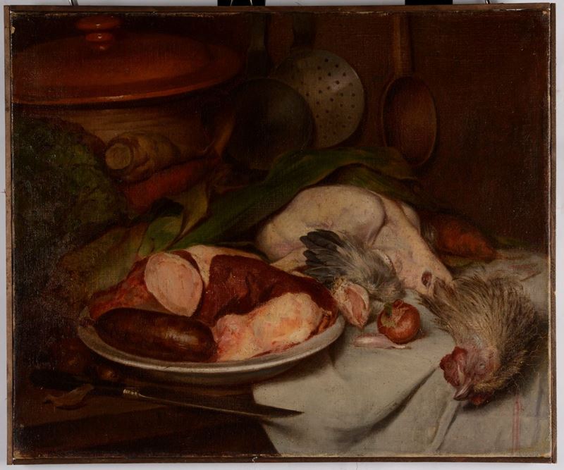 Anonimo del XIX secolo Natura morta  - Auction Antique and Old Masters - I - Cambi Casa d'Aste