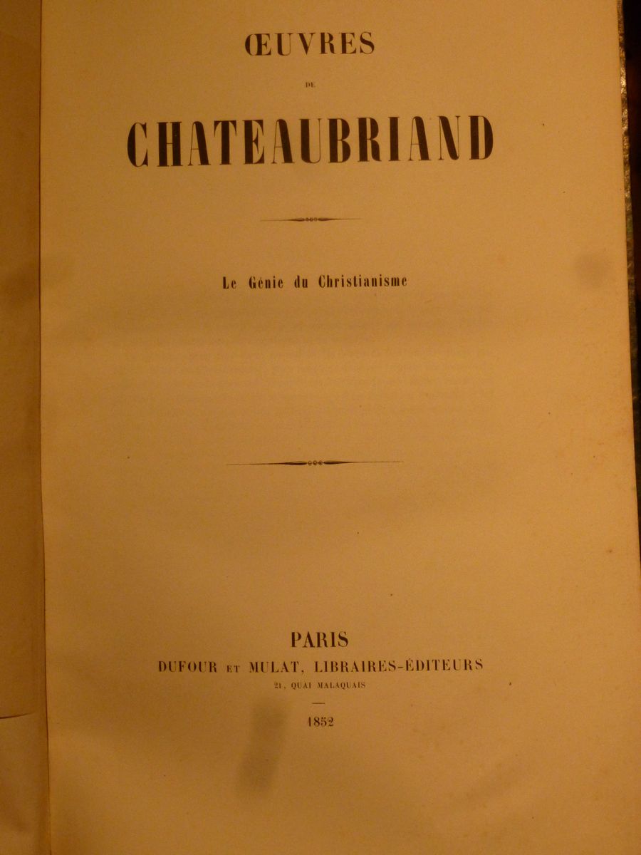 Autori Vari- Letteratura Francesefrançois-réné De Chateaubriand