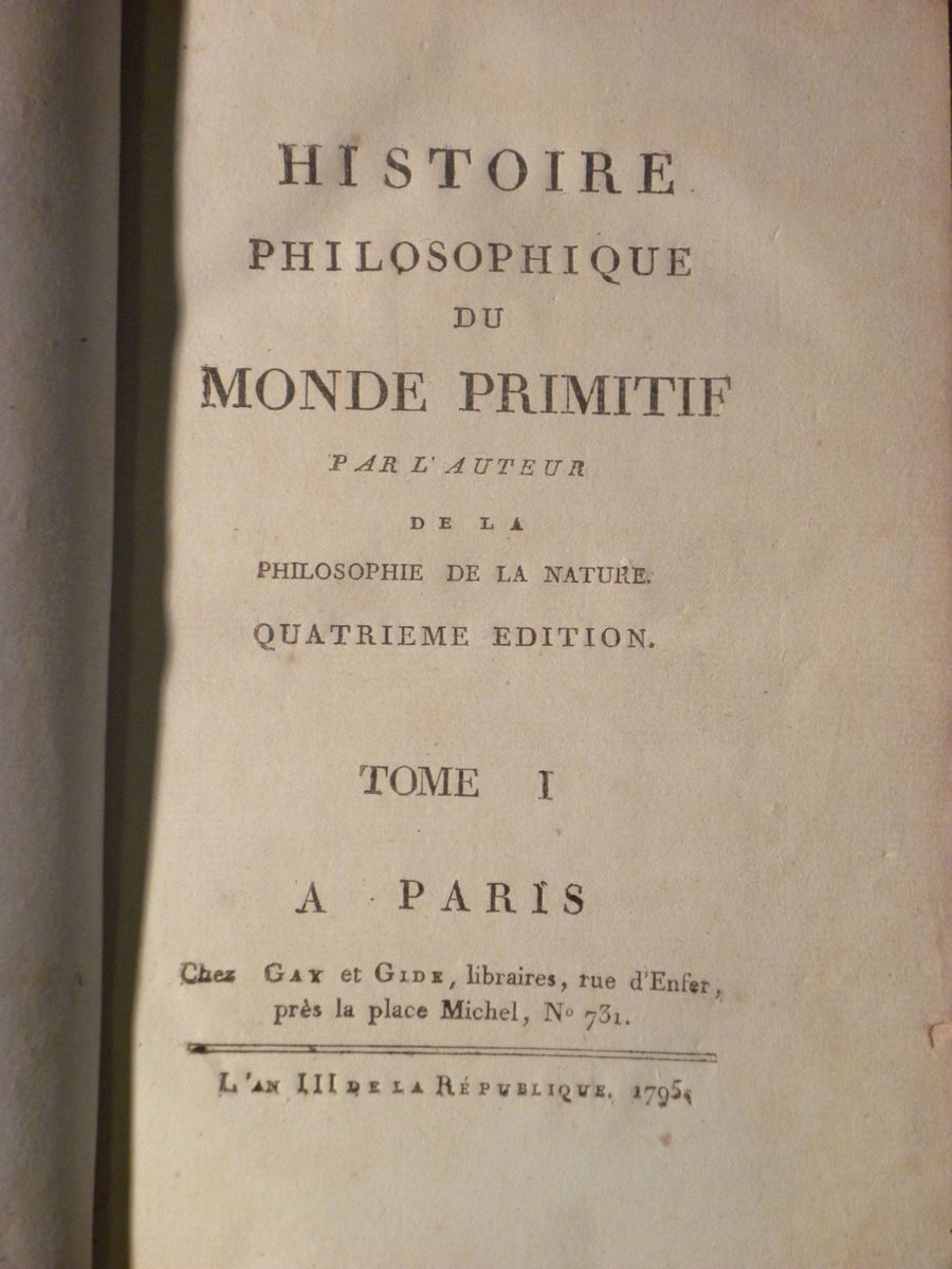 Civiltà Primitive- Storiajean-baptiste-claude Delisle De Sales