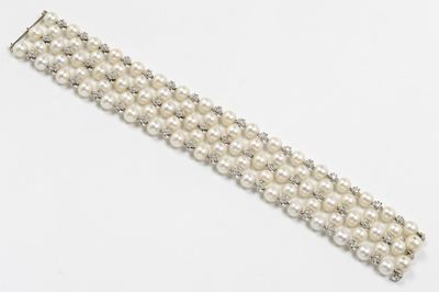 Bracciale con Perle e Diamanti