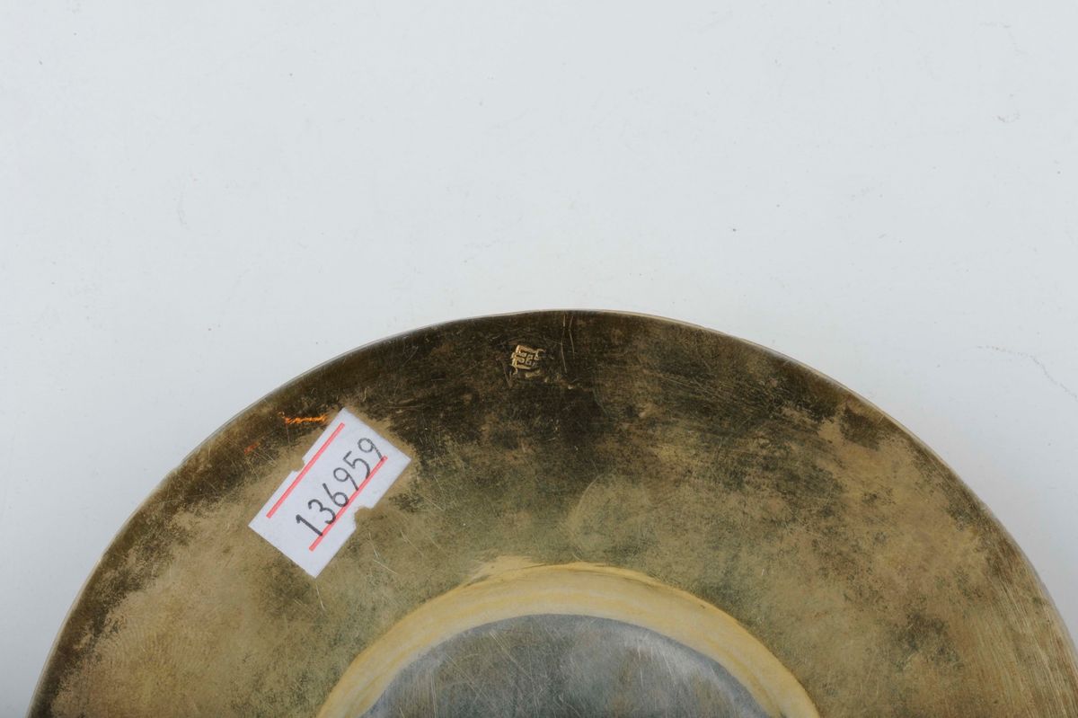 Calice con Patena in Argento Fuso, Sbalzato e Dorato, Punzone della Torretta per il 1749