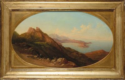 Anonimo del XIX Secoloveduta del Golfo di Napoli