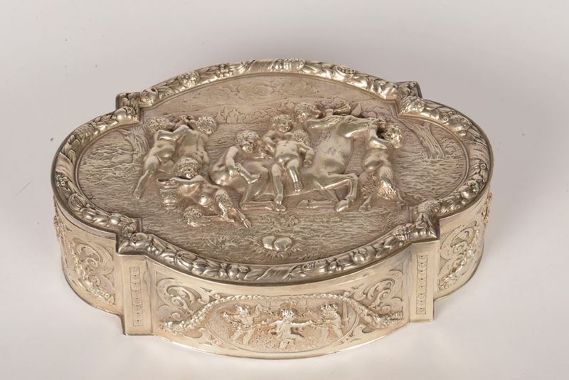 Portagioie in argento, Europa centrale, XX secolo  - Auction Antique and Old Masters - I - Cambi Casa d'Aste