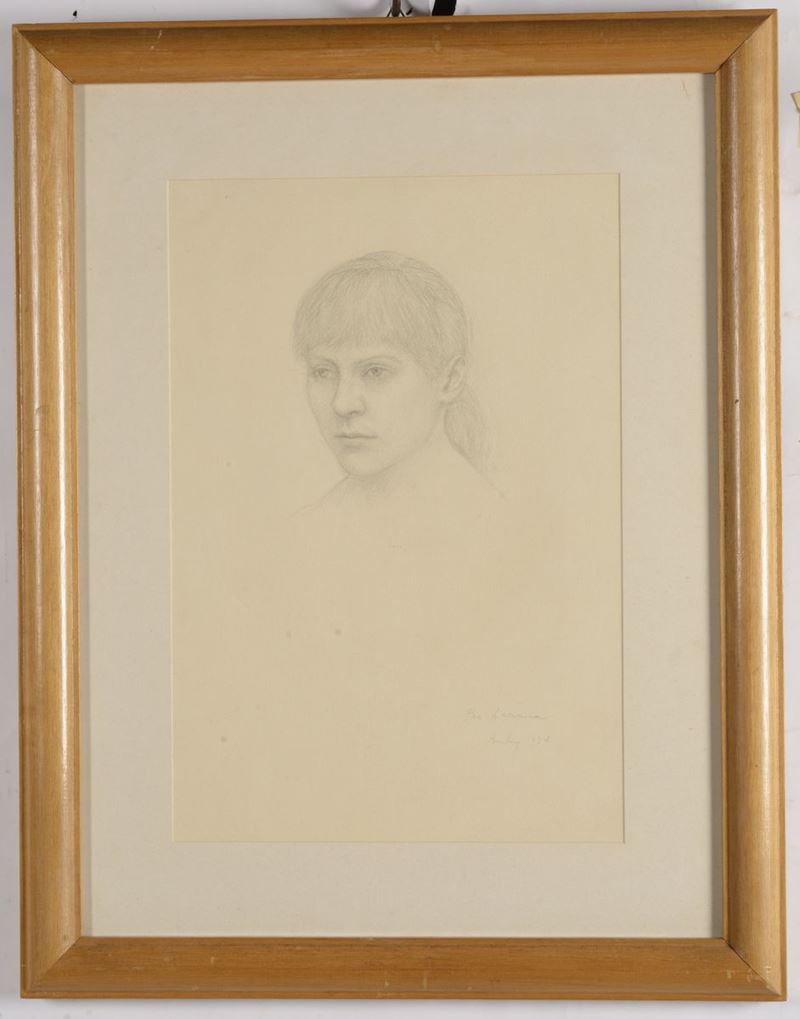 William Bailey (1930) Testa  - Auction Antique and Old Masters - I - Cambi Casa d'Aste