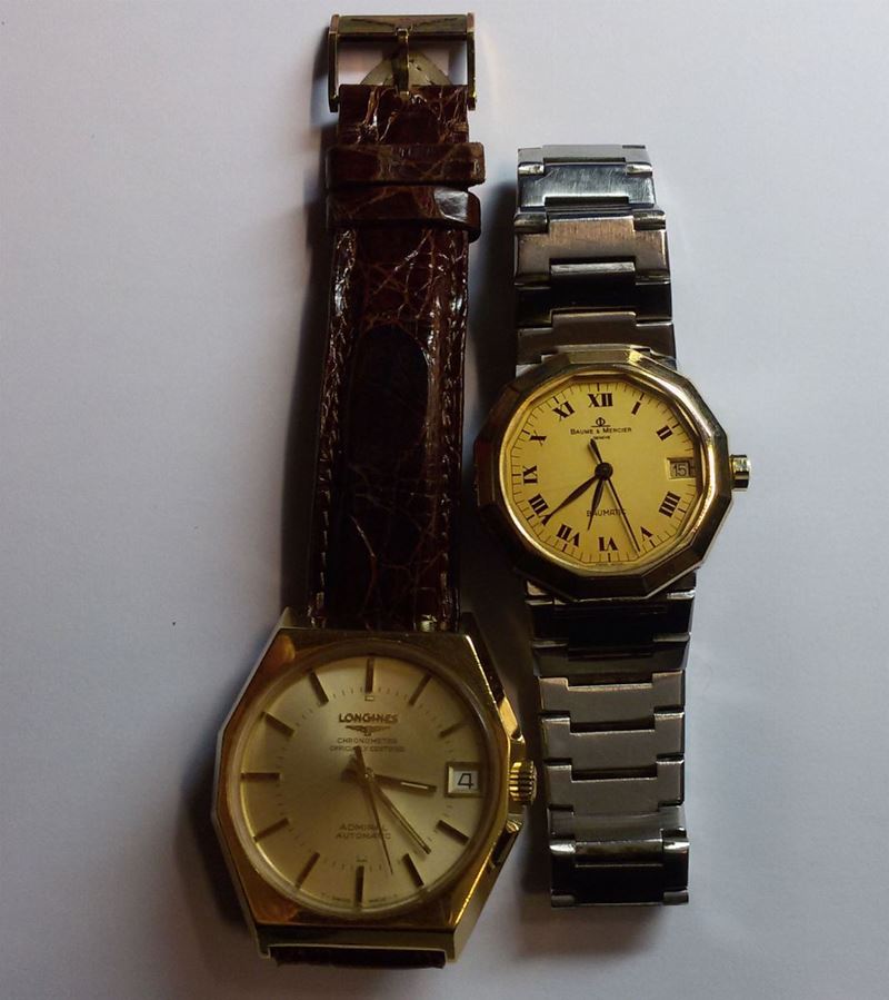 Longines e Baume & Mericier, orologi da polso  - Asta Antiquariato e Dipinti Antichi - I - Cambi Casa d'Aste