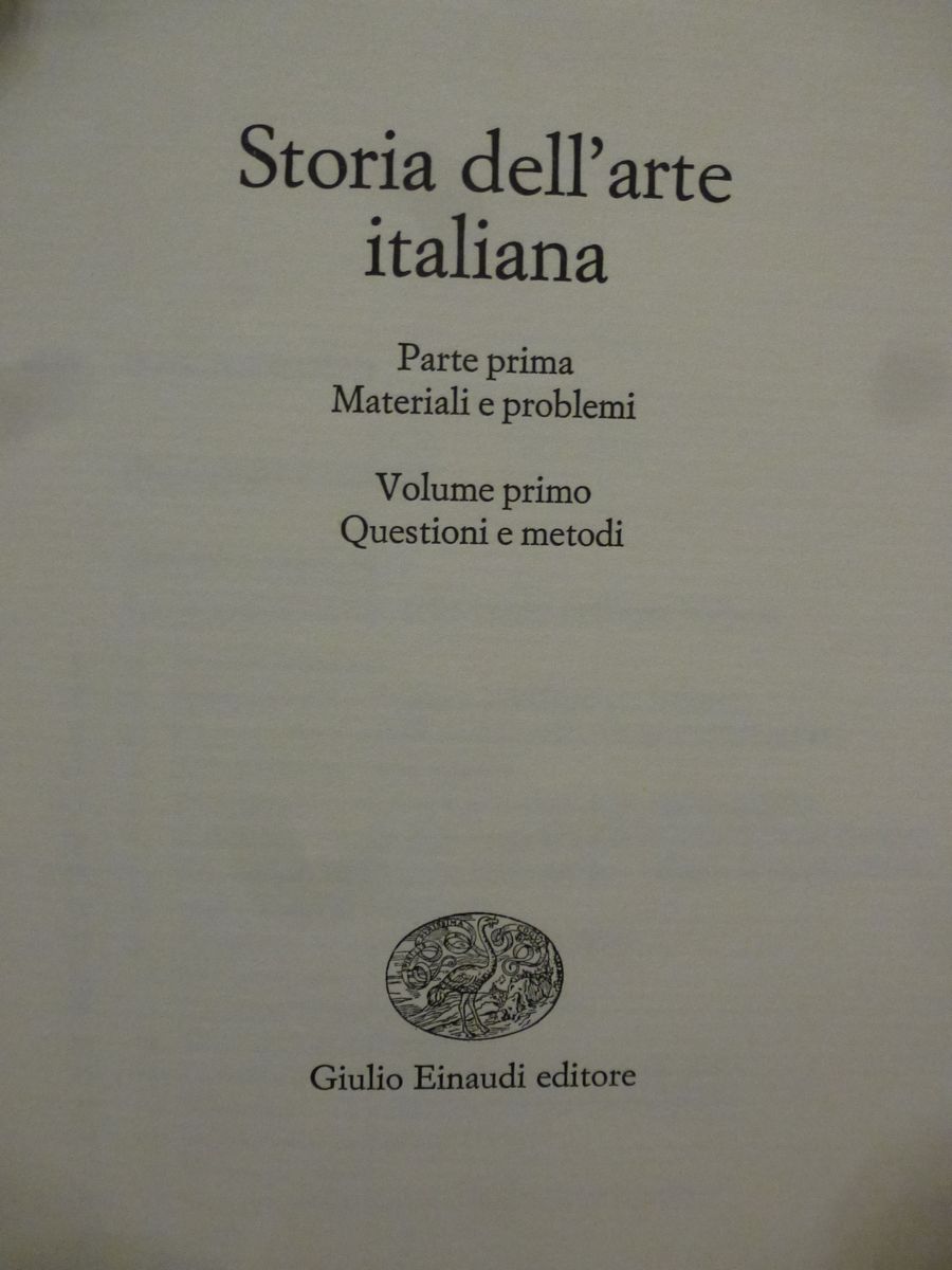 Storia Dell'arte- Enciclopediagiovanni Previtali, Federico Zeri