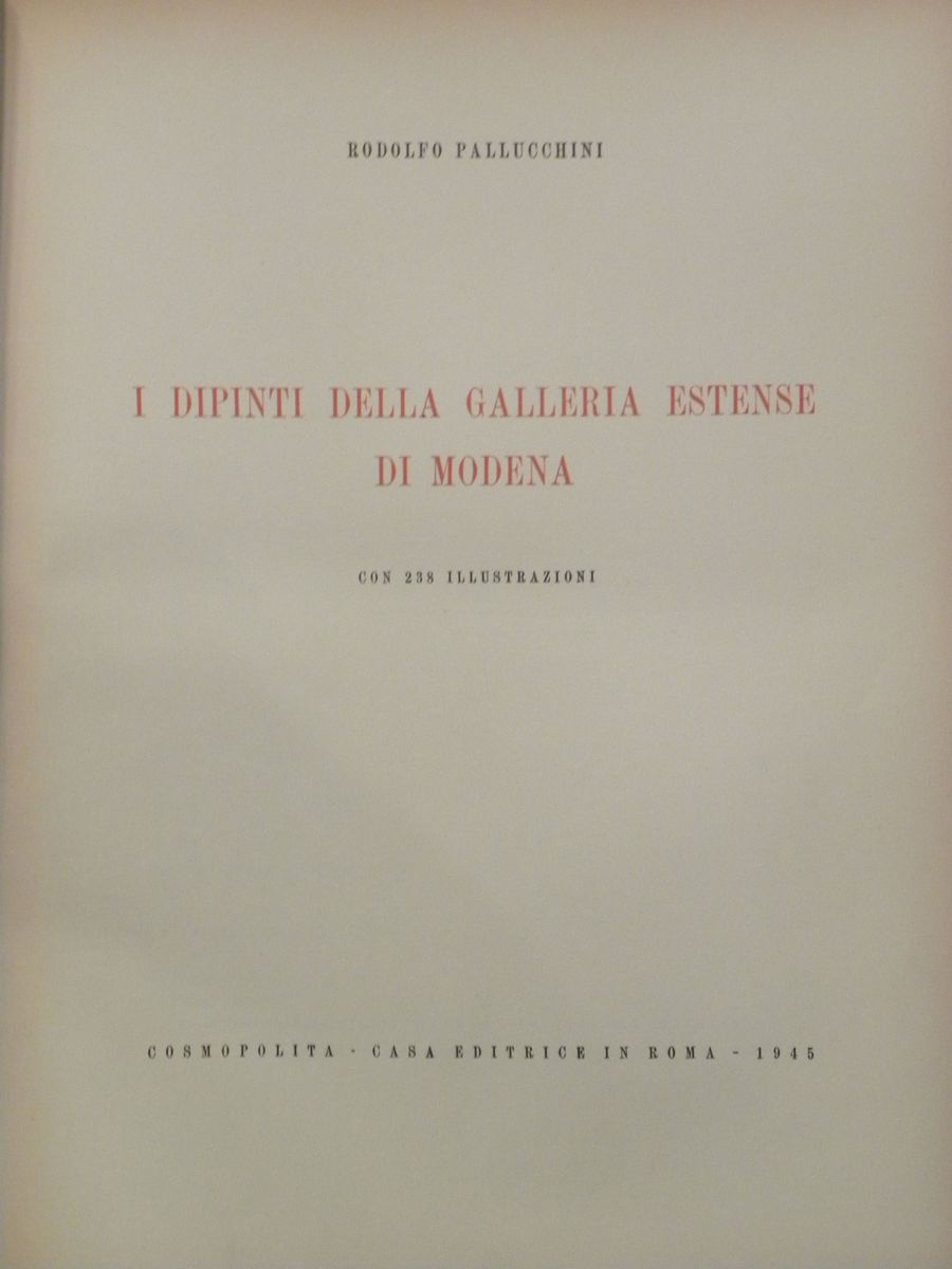 Arte Regionale- Pittura Emilianaautori Vari