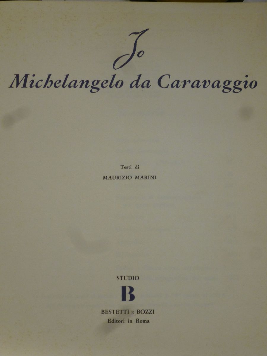 Caravaggio- Monografiecaravaggio