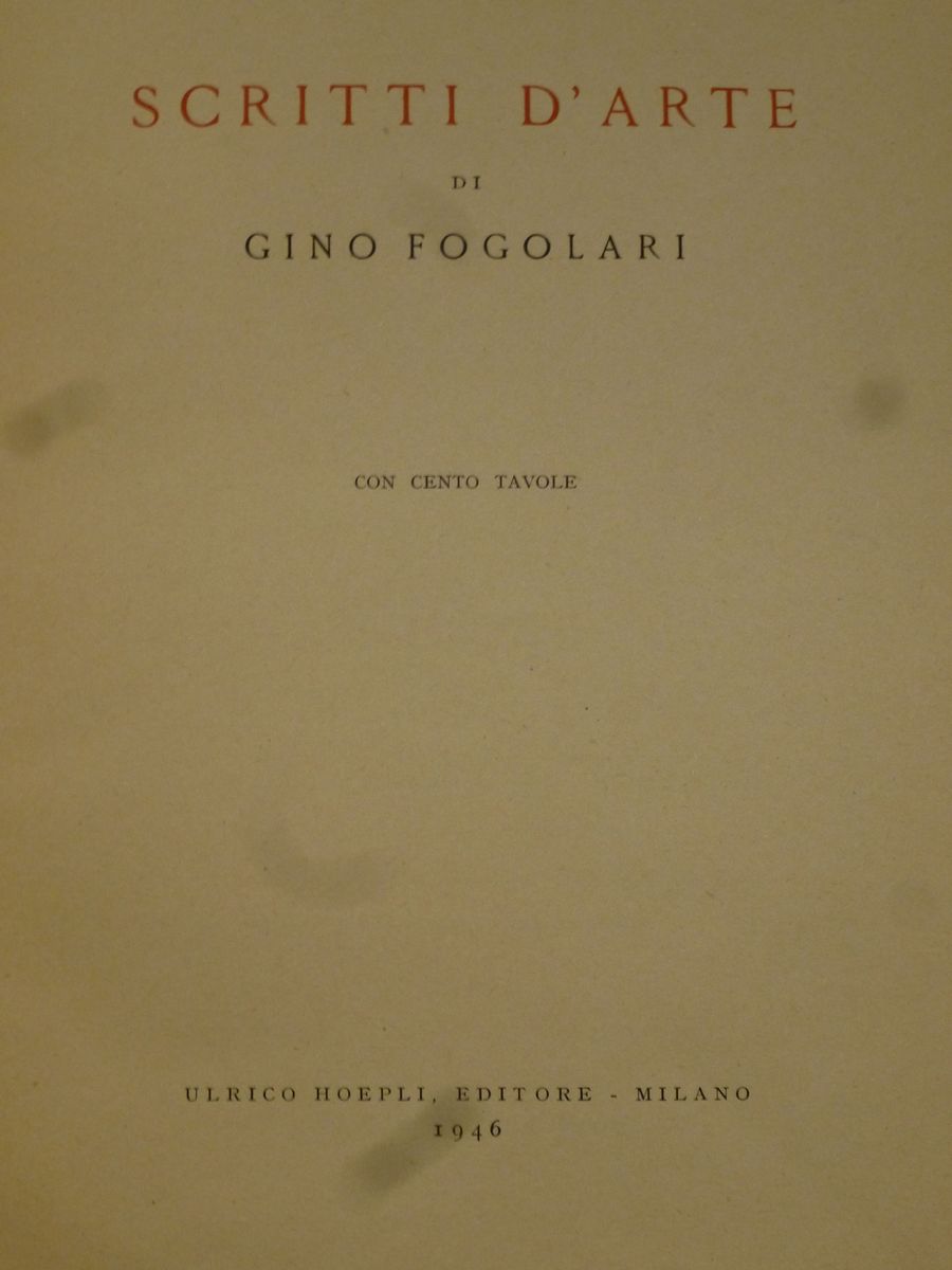 Collezioni- Storia Dell'arteautori Vari