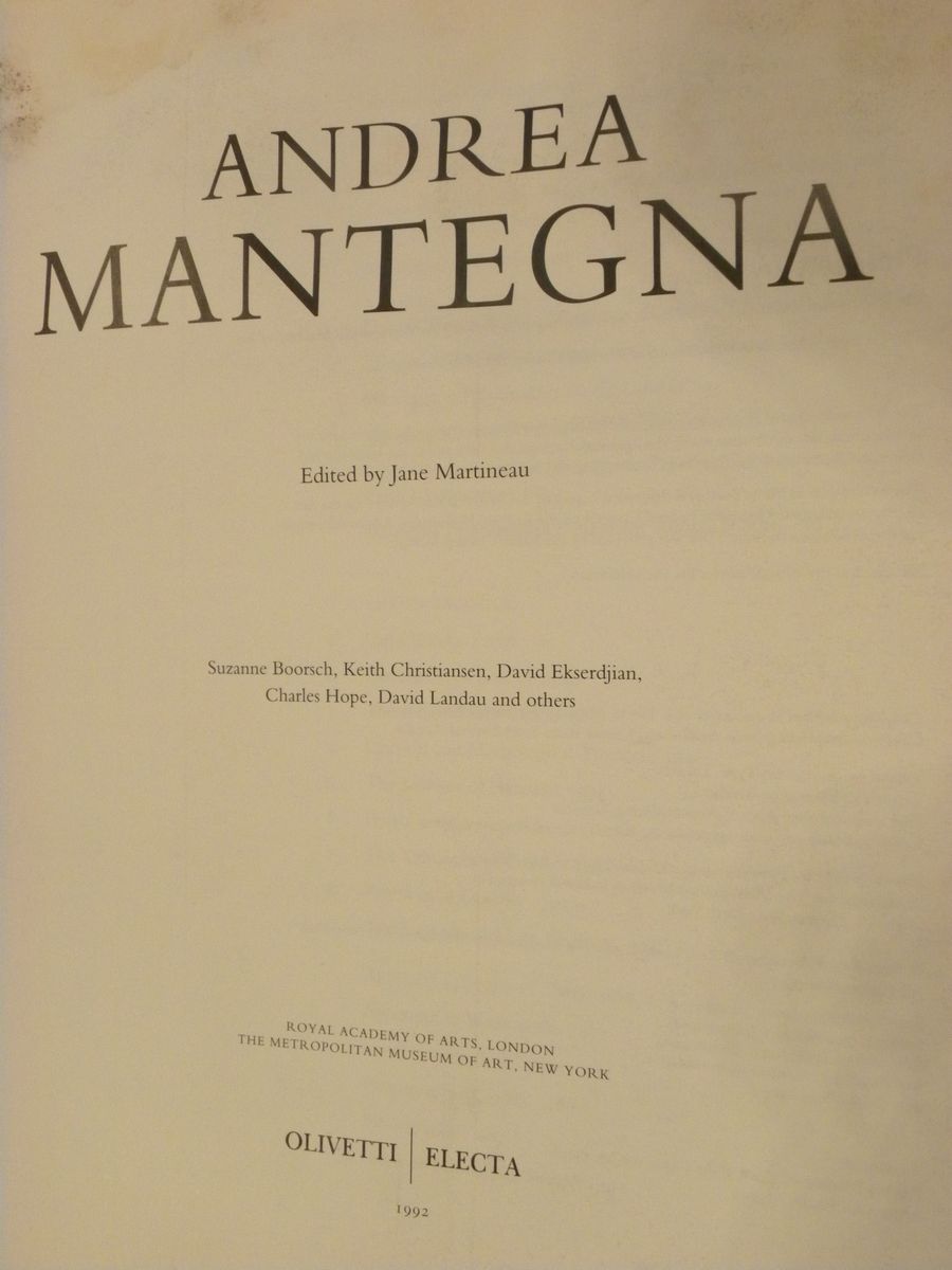 Tiepolo- Andrea Mantegnaautori Vari