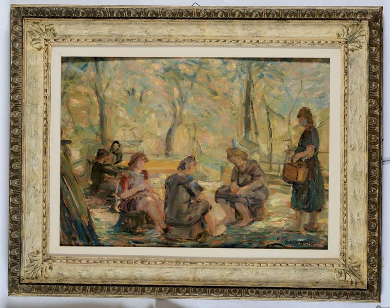 Ernesto Massiglio (1895-1974) Giardini dell'Acquasola  - Auction Antique and Old Masters - I - Cambi Casa d'Aste