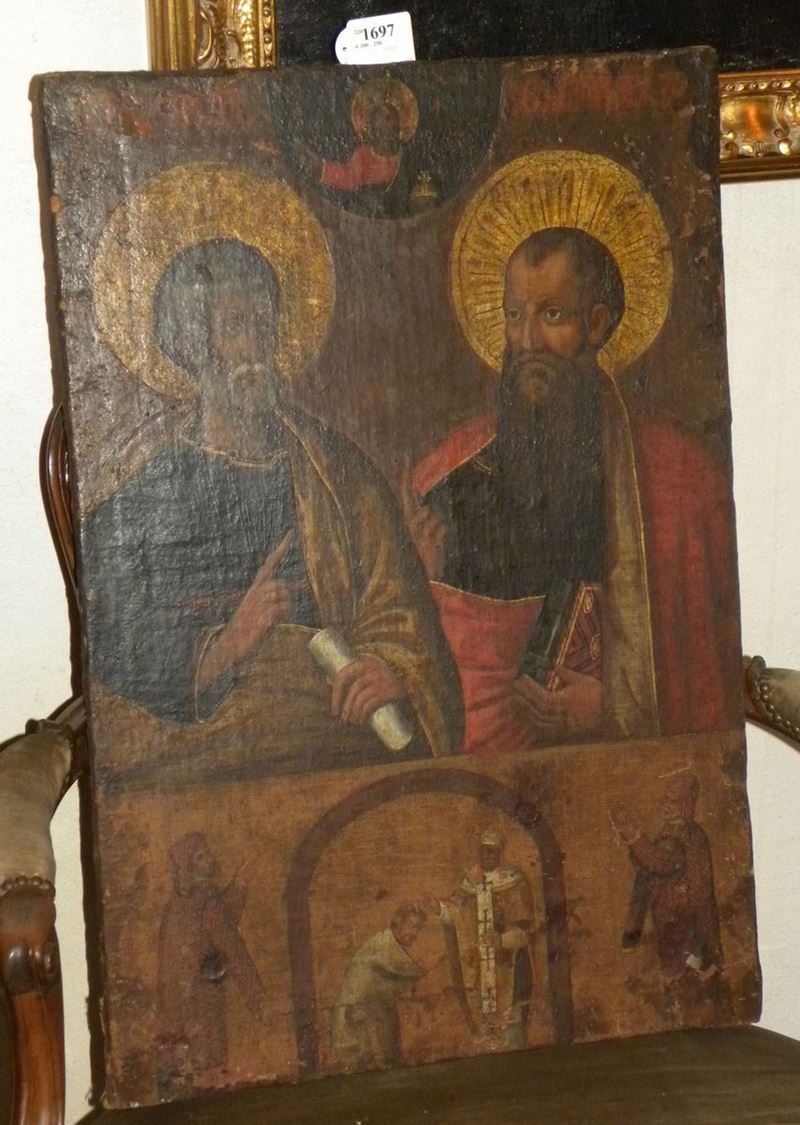 Scuola del XVIII secolo Santi  - Auction Antique and Old Masters - I - Cambi Casa d'Aste