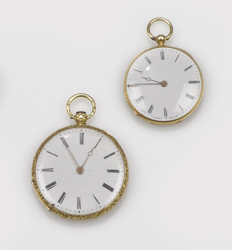 VACHERON - Lot of two pocket watches.  - Auction Watches - Cambi Casa d'Aste
