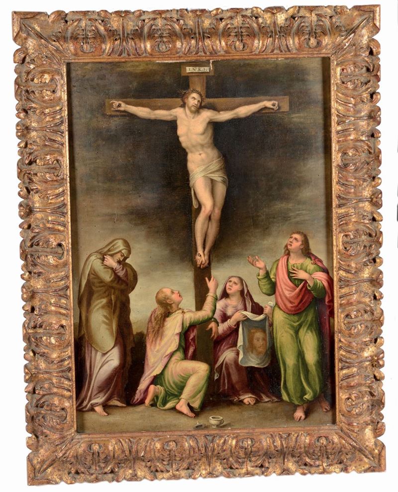 Marcello Venusti (1512-1579) Crocifissione  - Asta Antiquariato e Dipinti Antichi - I - Cambi Casa d'Aste