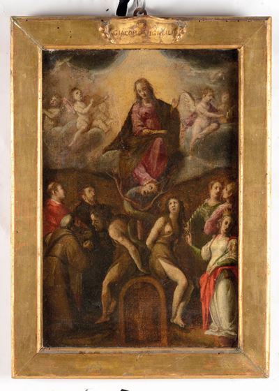 Scuola Senese del XVII Secoloassunzione della Vergine