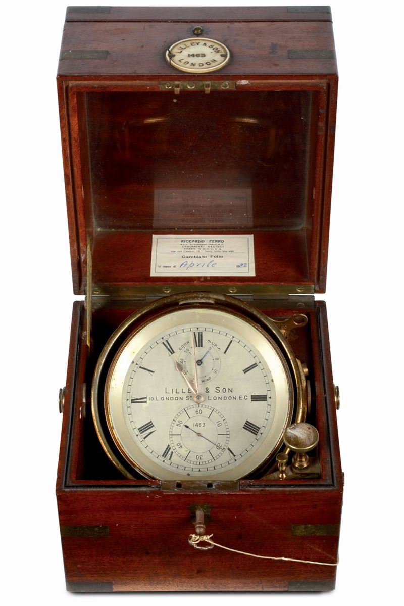 Cronometro da marina, Lilley & Son, London  - Auction Antique and Old Masters - I - Cambi Casa d'Aste