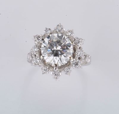 Buccellati, Anello con Diamante di Ct 3,02