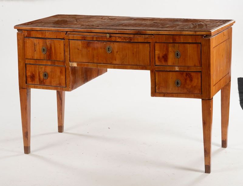 Scrittoio lastronato, fine XIX secolo  - Asta Antiquariato e Dipinti Antichi - I - Cambi Casa d'Aste