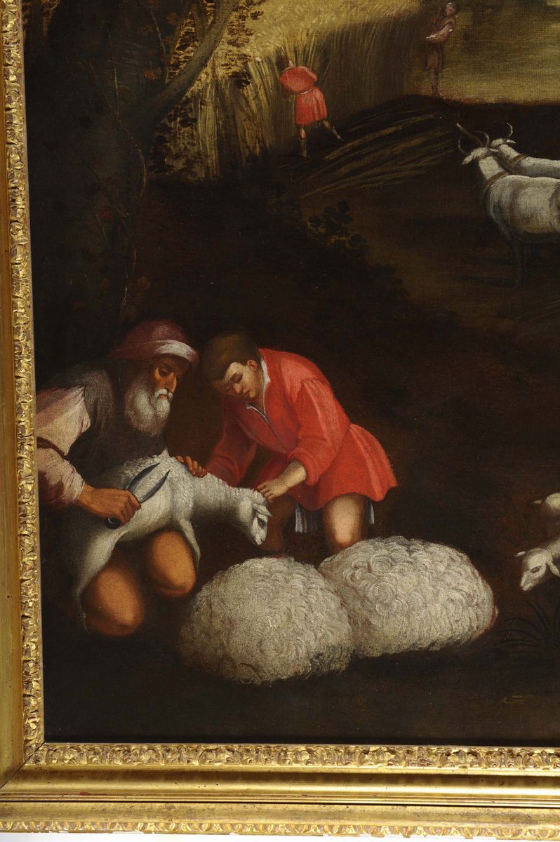 Jacopo da Ponte Bassano (bassano del Grappa 1510/18-1592), Bottega Discena Pastorale