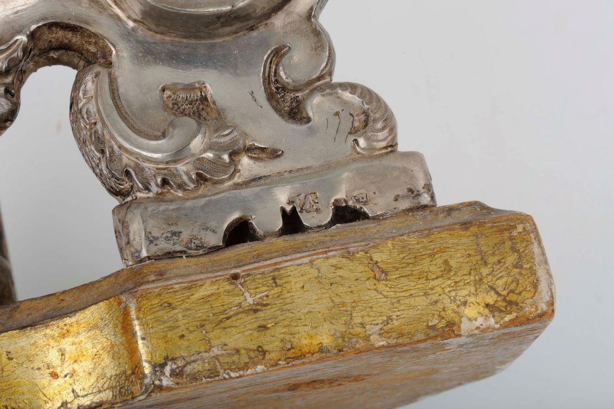 Reliquiario in Argento Fuso, Sbalzato e Cesellato, Napoli Metà del XVIII Secolo