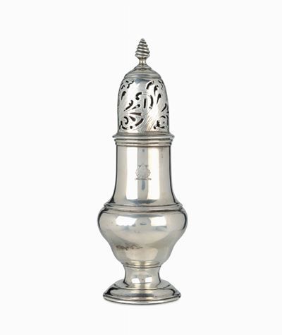 Spargizucchero in Argento, Argentiere Thmas Daniel, Londra 1775