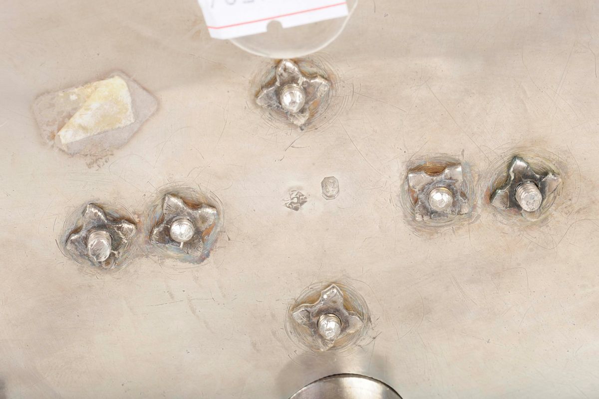 Oliera in Argento Fuso e Cesellato, Francia Inizio XIX Secolo