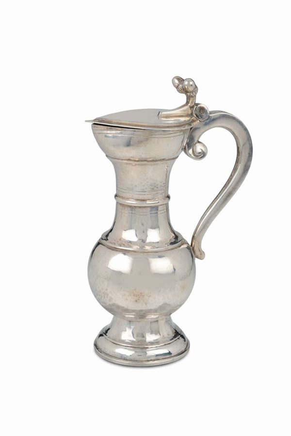 A 925 silver jug, Renaissance style, UK marks, 20th century