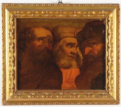 Gaetano Gandolfi (bologna 1734 - 1802)studio di Teste Maschili