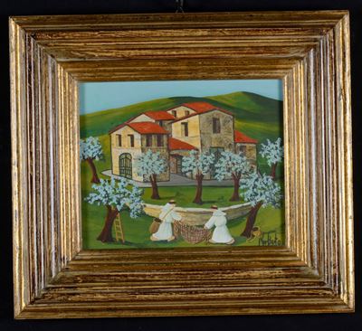 Norberto Proietti (1927-2009)olivi - Paesaggio Invernale