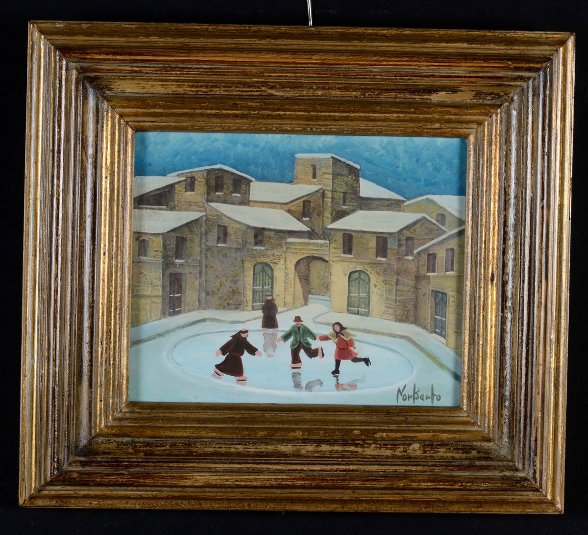 Norberto Proietti (1927-2009)olivi - Paesaggio Invernale