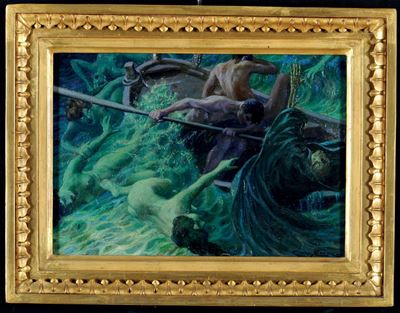 Giovanni Battista Crema (1883 - 1964)la Notte del 2 Novembre