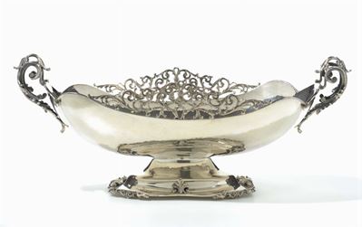 Fruttiera in Argento, Fine XX Secolo