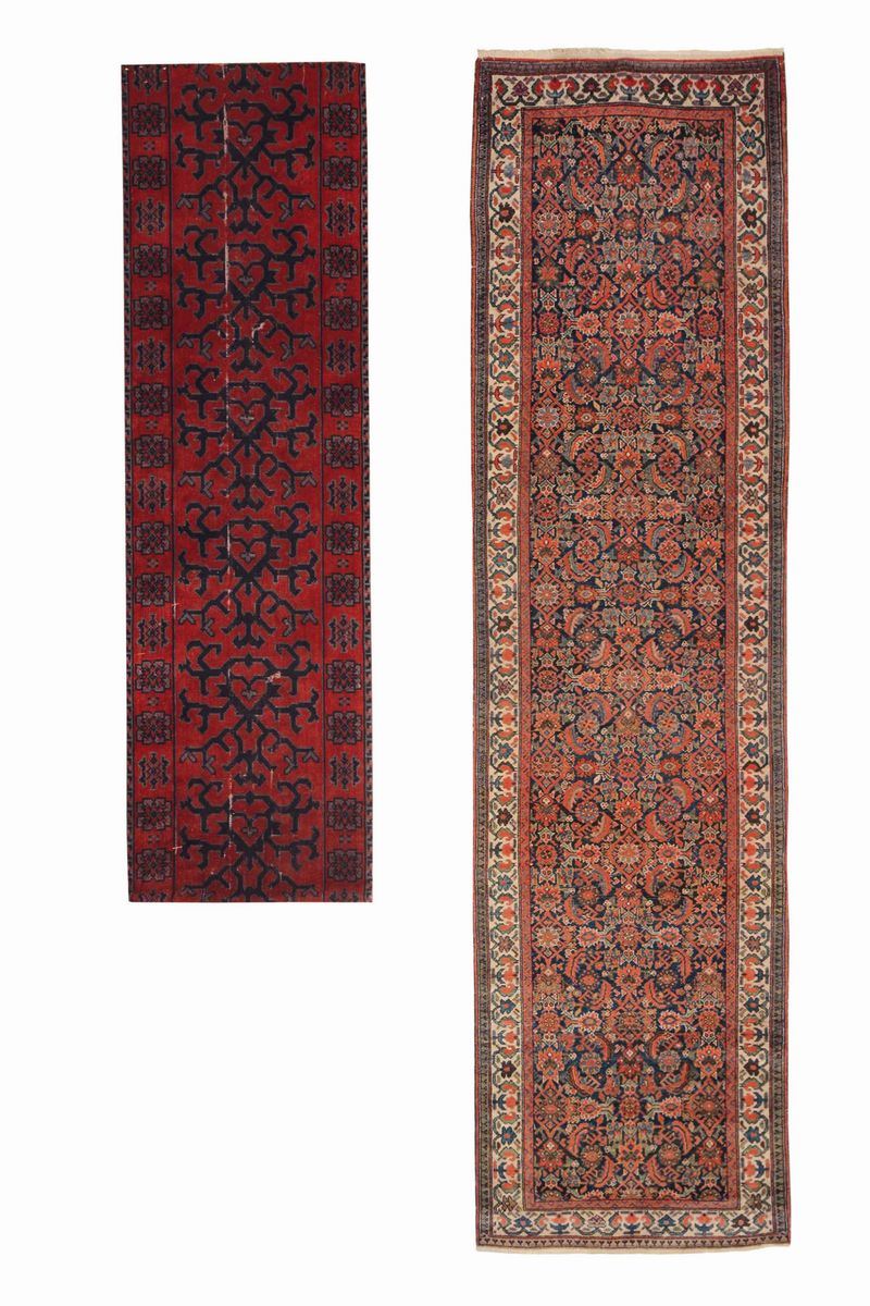 Lotto di due passatoie  - Auction Furnishings from the mansions of the Ercole Marelli heirs and other property - Cambi Casa d'Aste