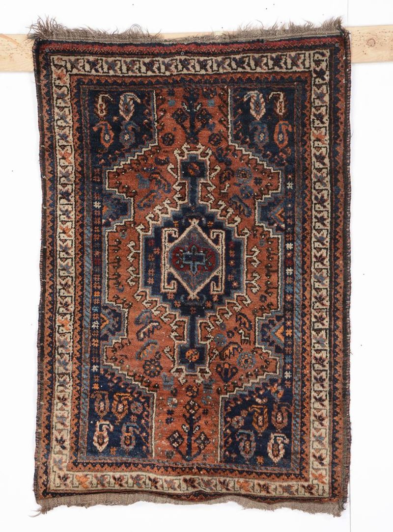 Tappeto Shiraz. Persia Sud occidentale, 1920 circa  - Auction Ancient Carpets - Cambi Casa d'Aste