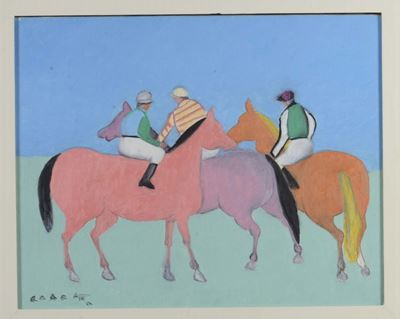 Giuseppe Cesetti (1902-1990)le Corse dei Cavalli
